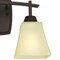 Westinghouse Fixture Wall UnMount 60W 2-Light Midori ORB Amber Linen Glass 6307400 - alternate 2
